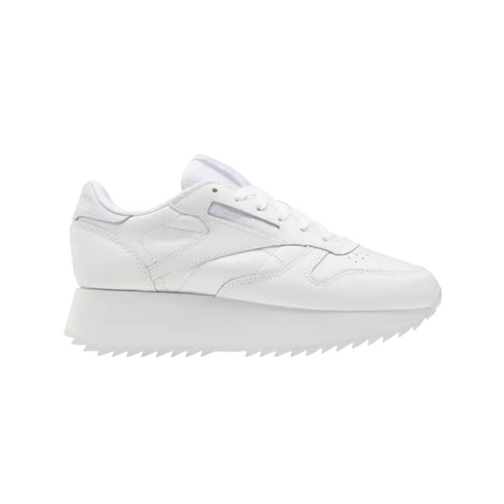 NEW Reebok Classic Leather Double (Platform) Sneakers in White, Size 9 US